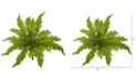 Nearly Natural 14" Fern Artificial Plant, Set of 6